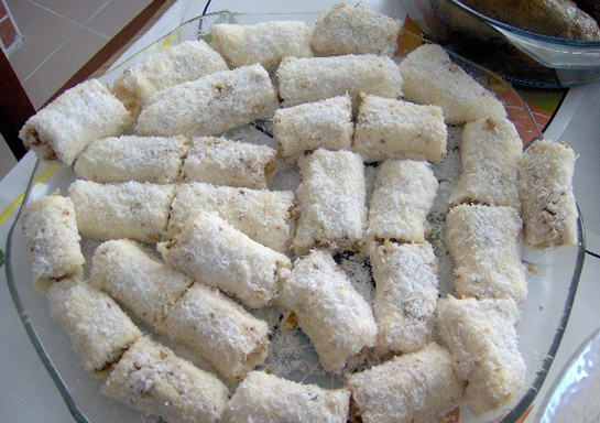 Hindistan Cevizli Rulo Pasta